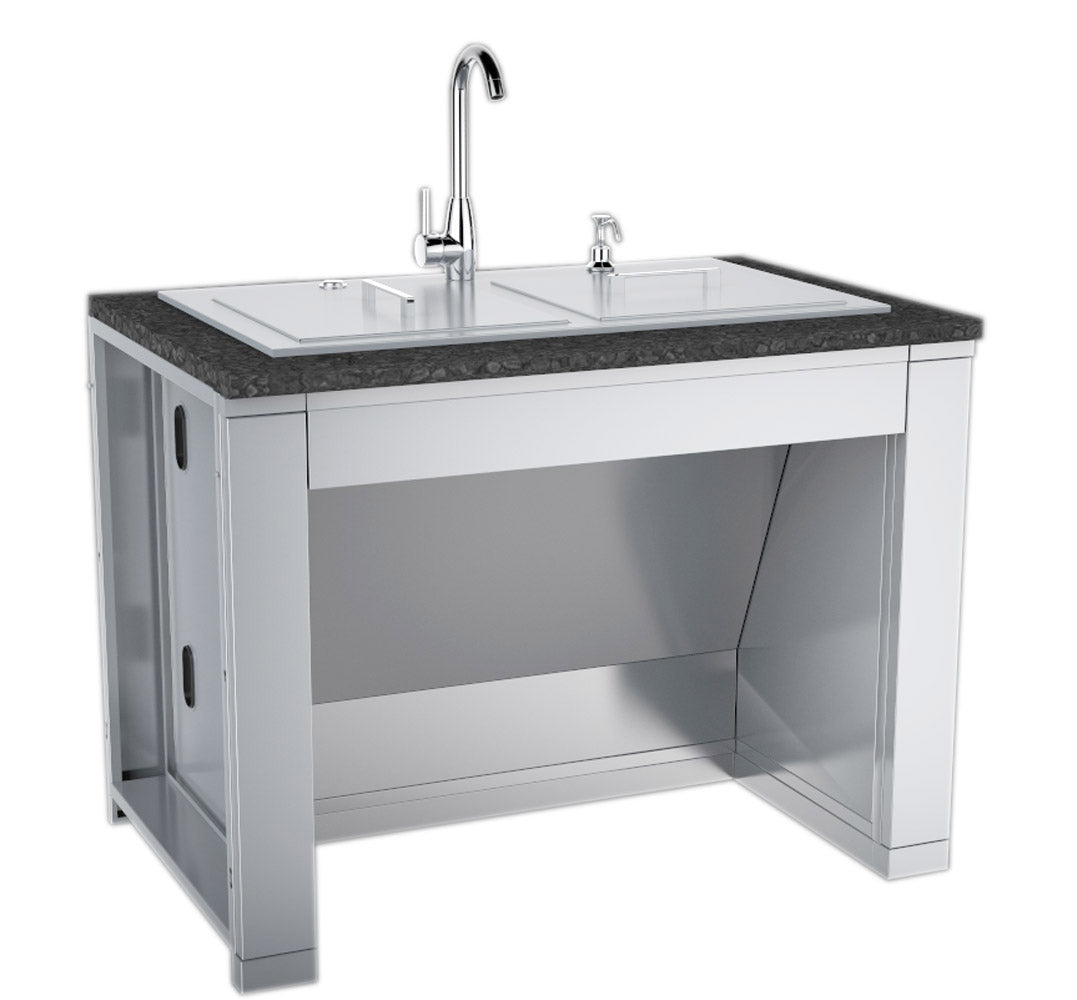 44" ADA Compliant Combo Sink Base Cabinet