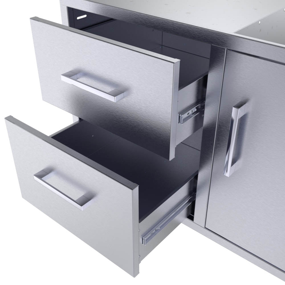 Signature Series 36" Double Drawer Door Combo