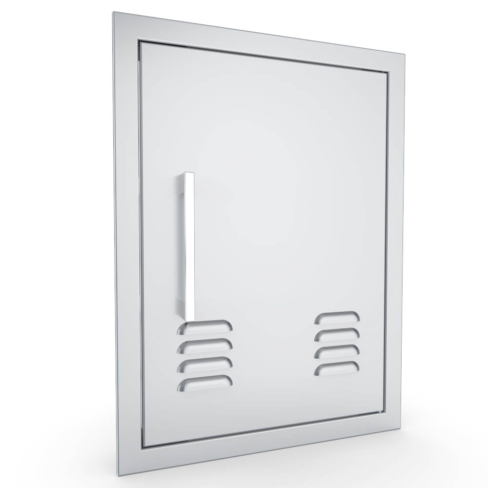 Signature Series Vertical Belved Frame Single Access Doors Vented