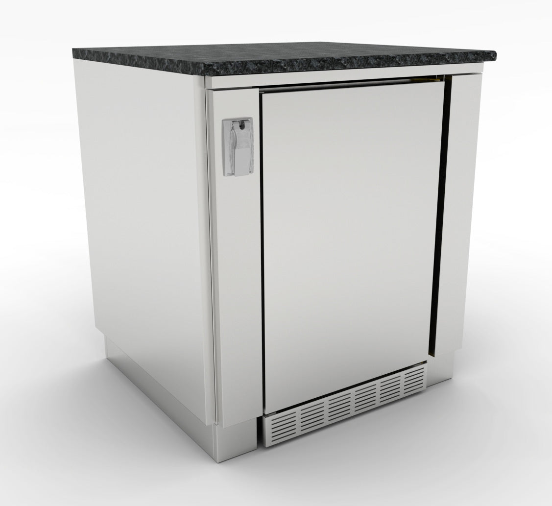 30" Sunstone Appliance Cabinet for up to 21" wide Fridge