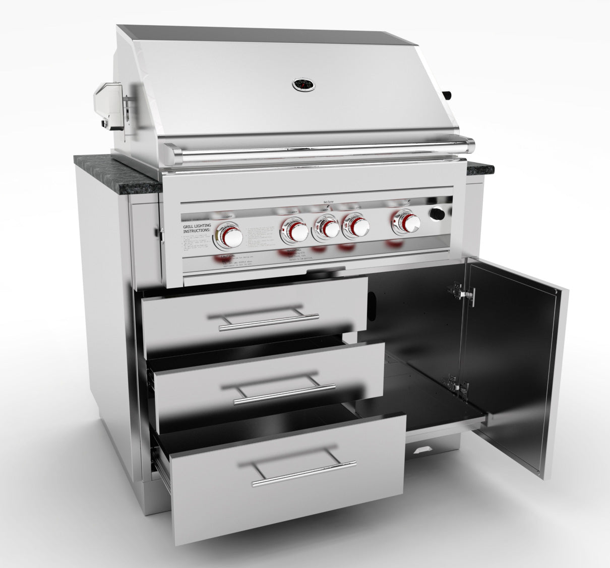 40" Sunstone Gas Grill Base Cabinet