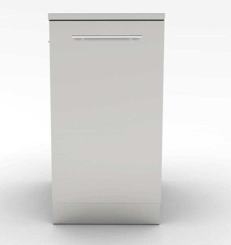 18" Trash Drawer Cabinet w/Two Top Loading Bins