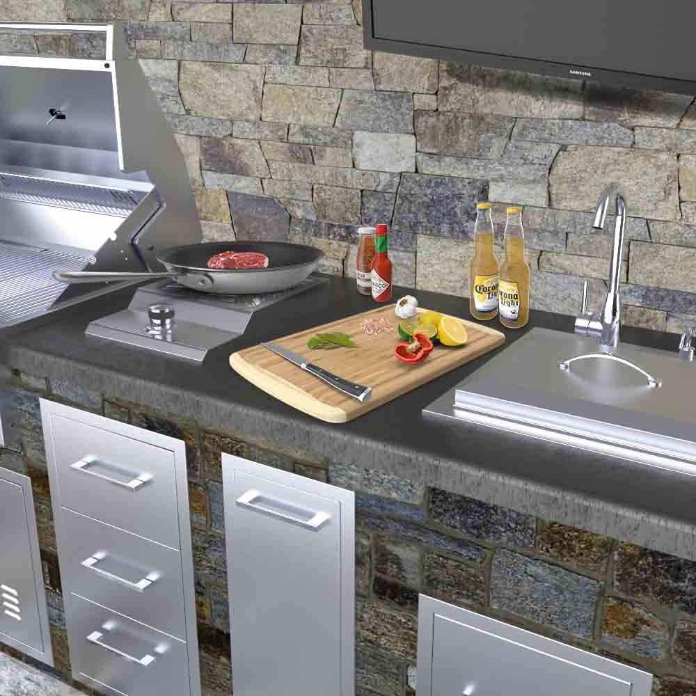 Ruby Series Counter-top or Drop-in Versa Single Burner