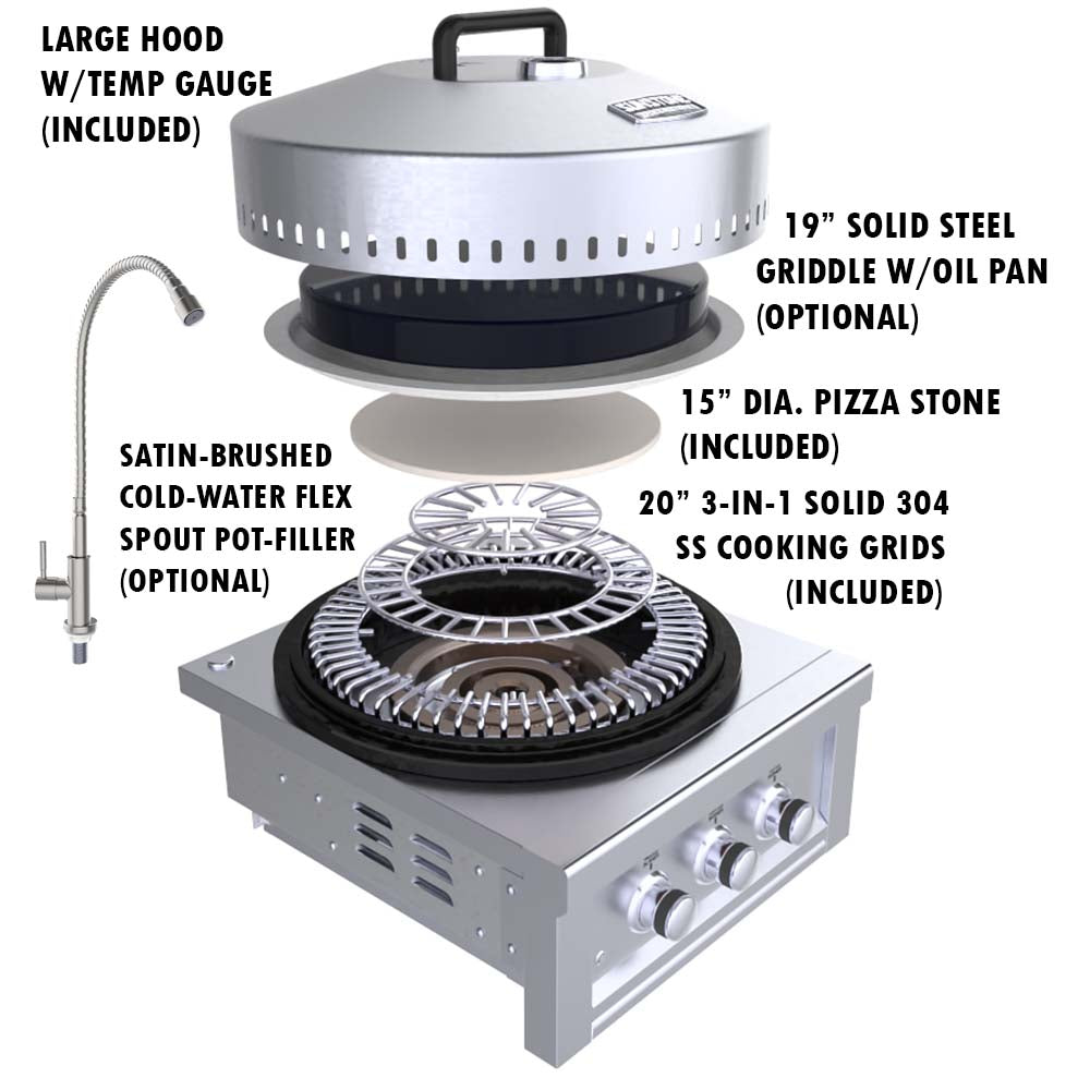 Sunstone® 24” Power Cirque™ Burner