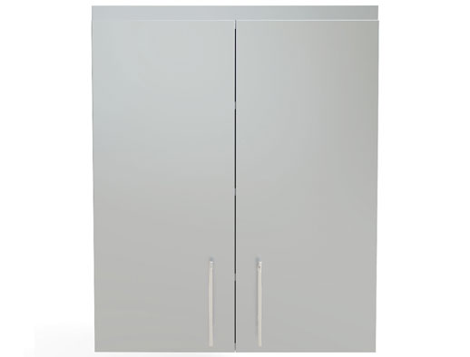 36" Full Height Double Door Cabinet w/Four Shelves